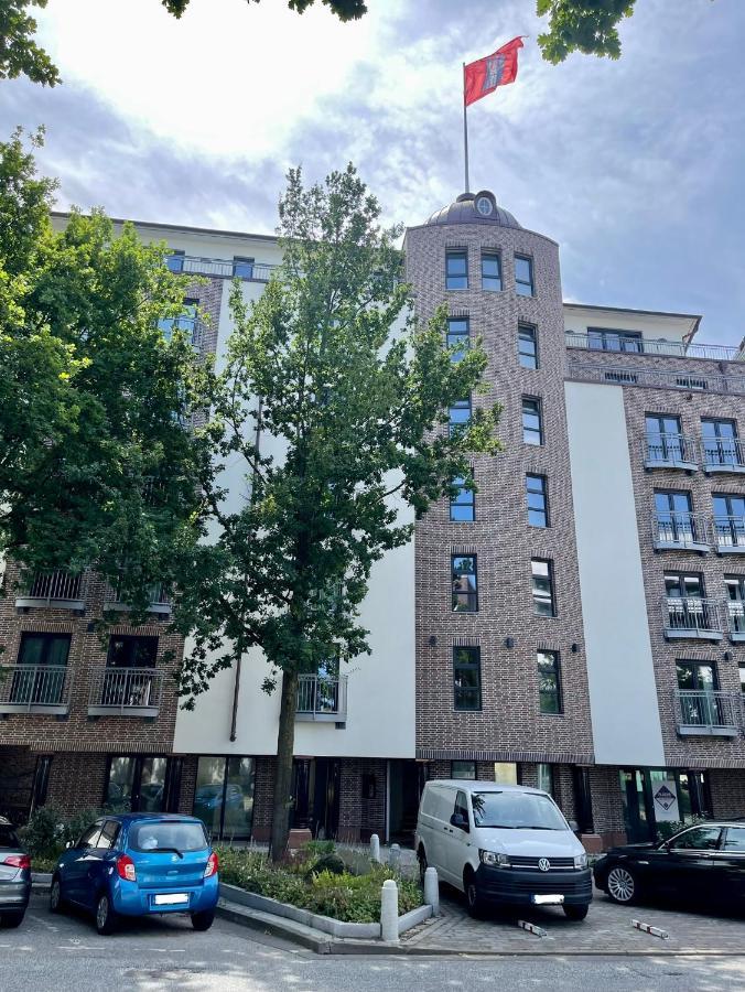 Cls Zentrale City-Wohnung In Hamburg Mit E-Laden Und Tiefgarage, Grosser Balkon, Blick Ueber Hamburg, Parkplatz, Cafe Im Haus, Bushaltestelle Direkt Gegenueber, Flex Check In Exteriér fotografie